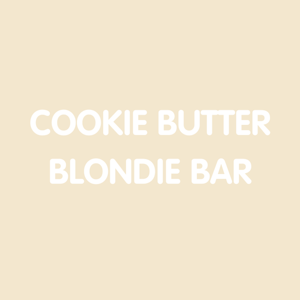 Cookie Butter Blondie Bar